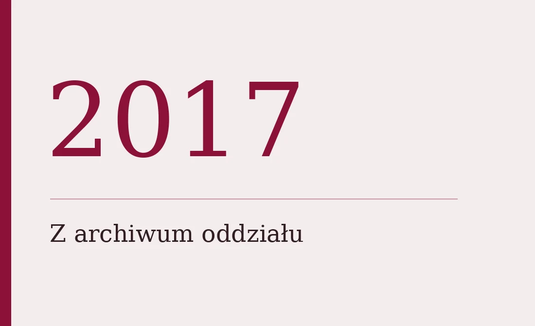 Typograficzna ilustracja archiwum; brak fotografii wydarzenia 2017.